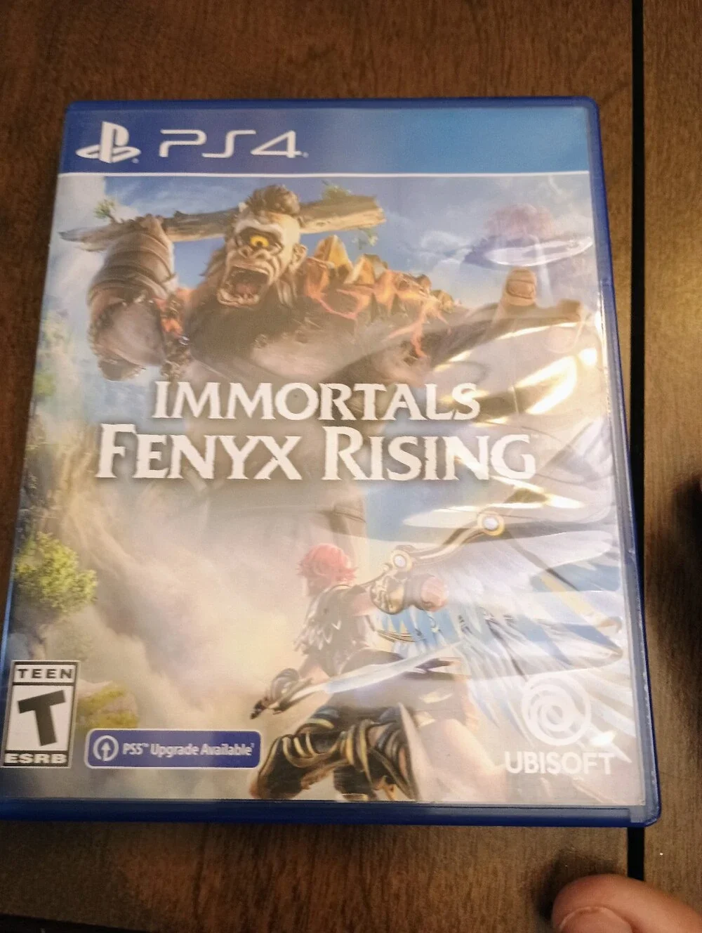 Sony PS4 Immortals Fenyx Rising - Blue Case with Multicolor Cover Art